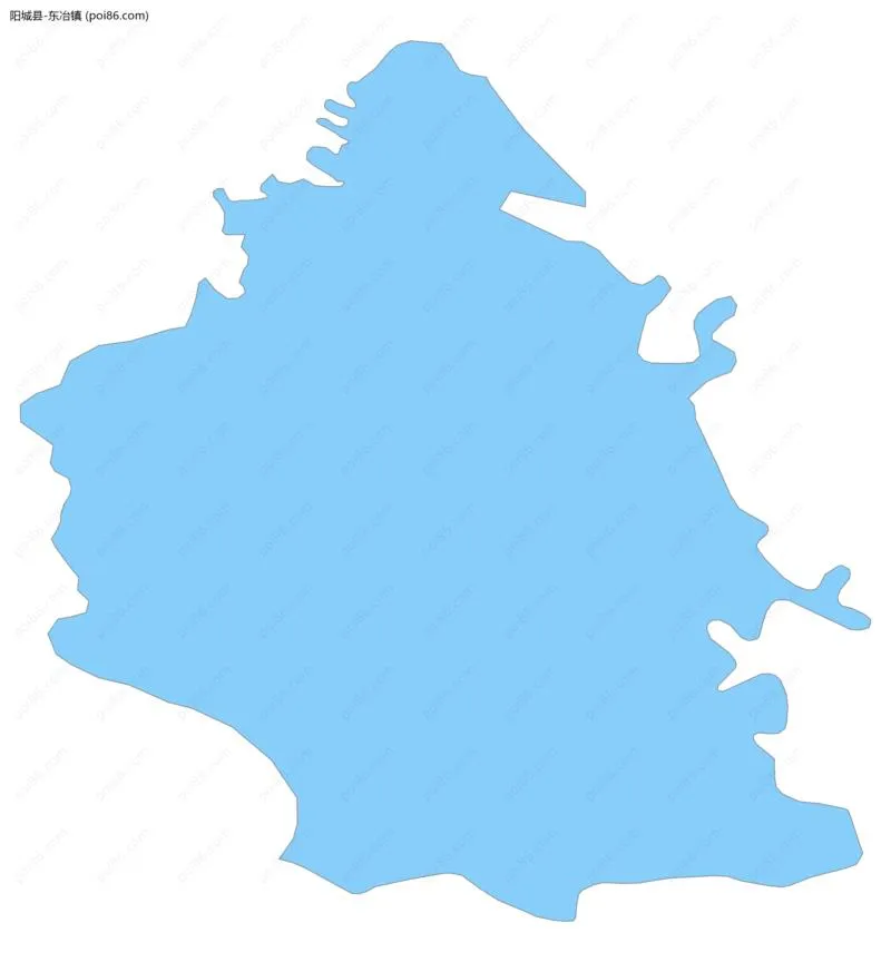 东冶镇边界地图