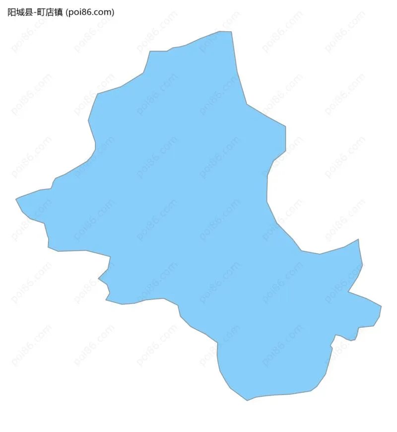町店镇边界地图