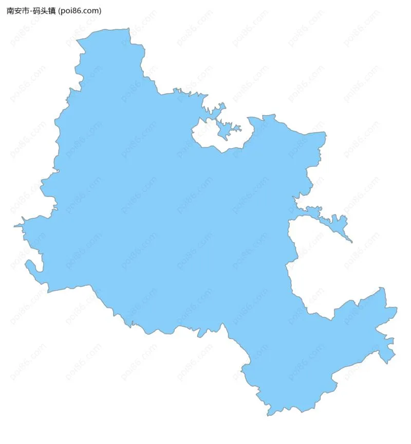 码头镇边界地图