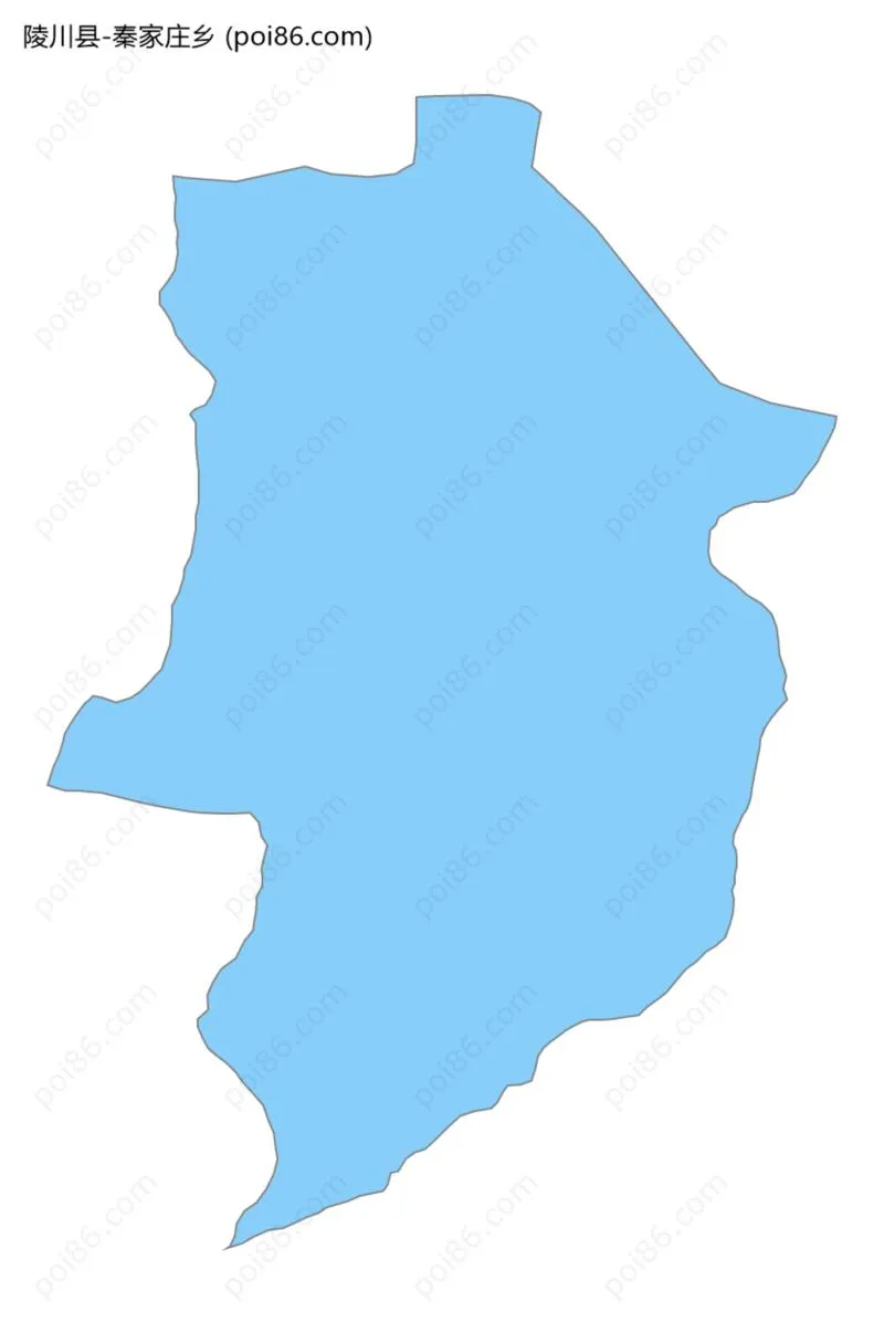 秦家庄乡边界地图