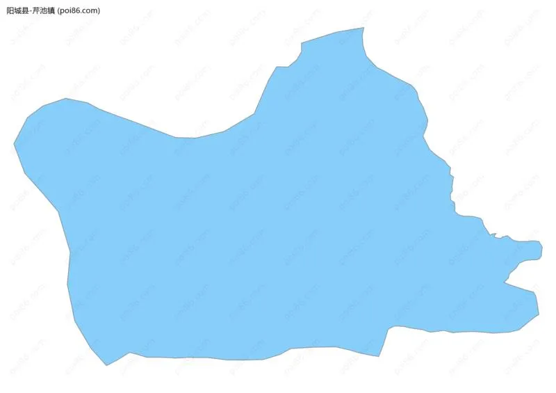 芹池镇边界地图