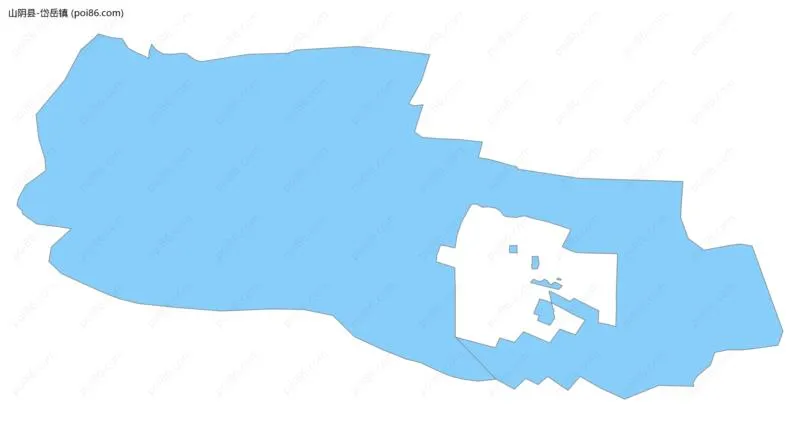 岱岳镇边界地图