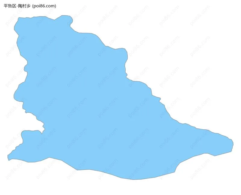 陶村乡边界地图