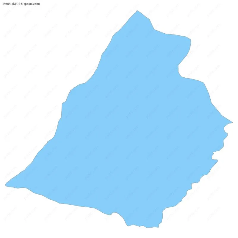 高石庄乡边界地图