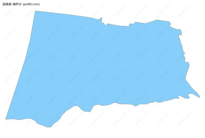 角杯乡边界地图