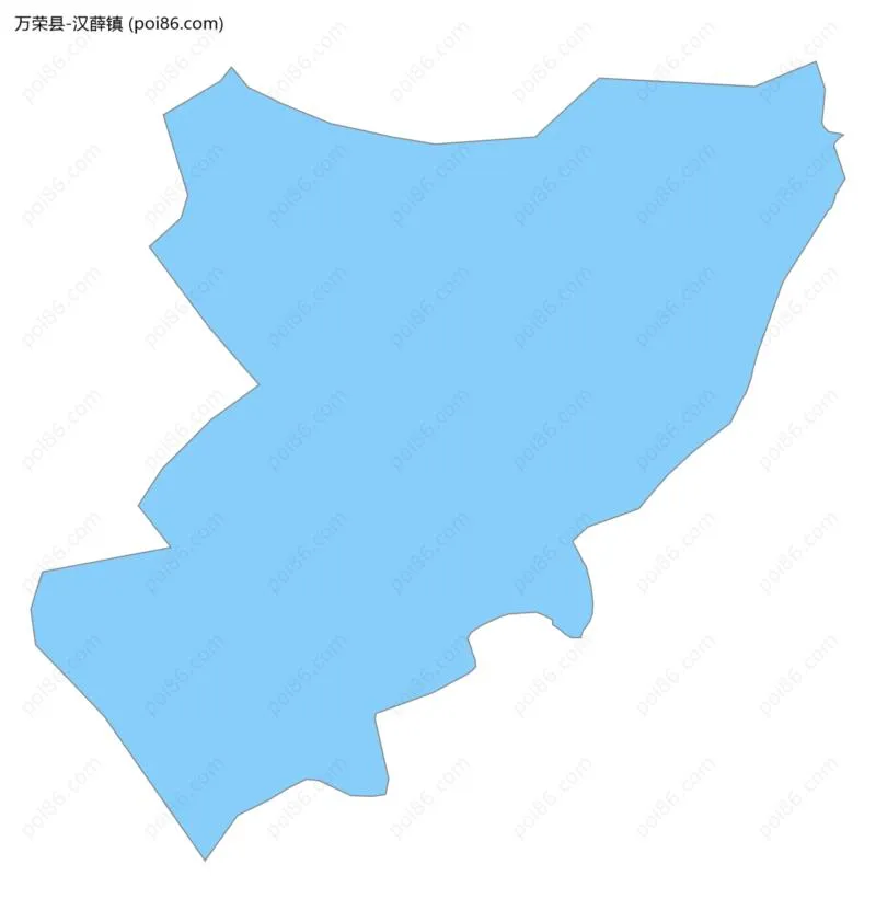 汉薛镇边界地图