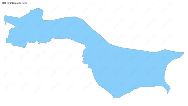 大交镇边界地图