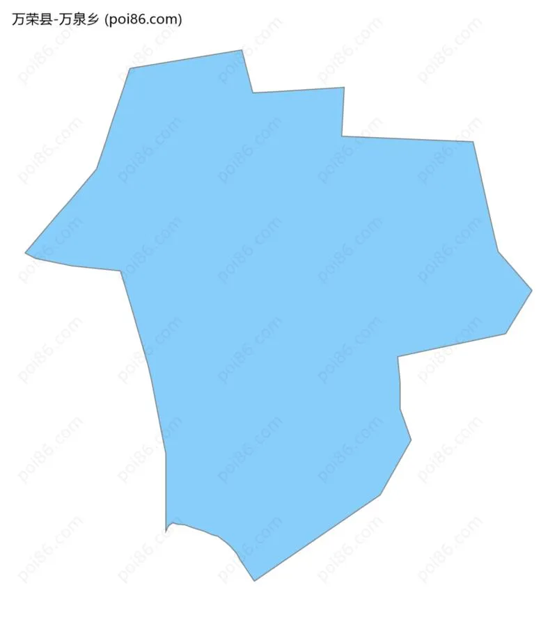 万泉乡边界地图