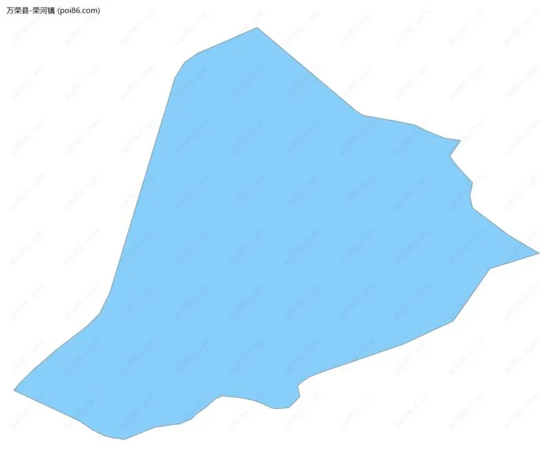 荣河镇边界地图