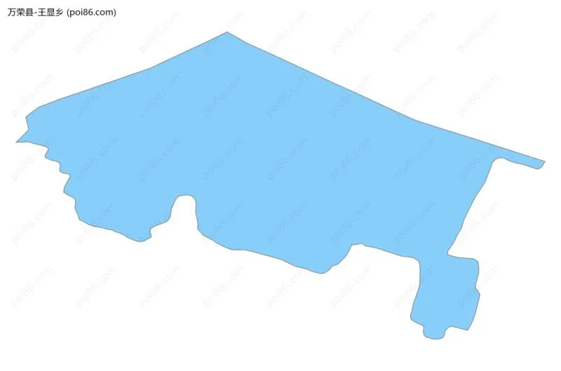 王显乡边界地图