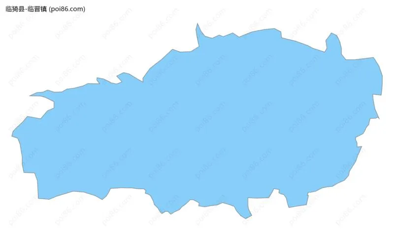 临晋镇边界地图