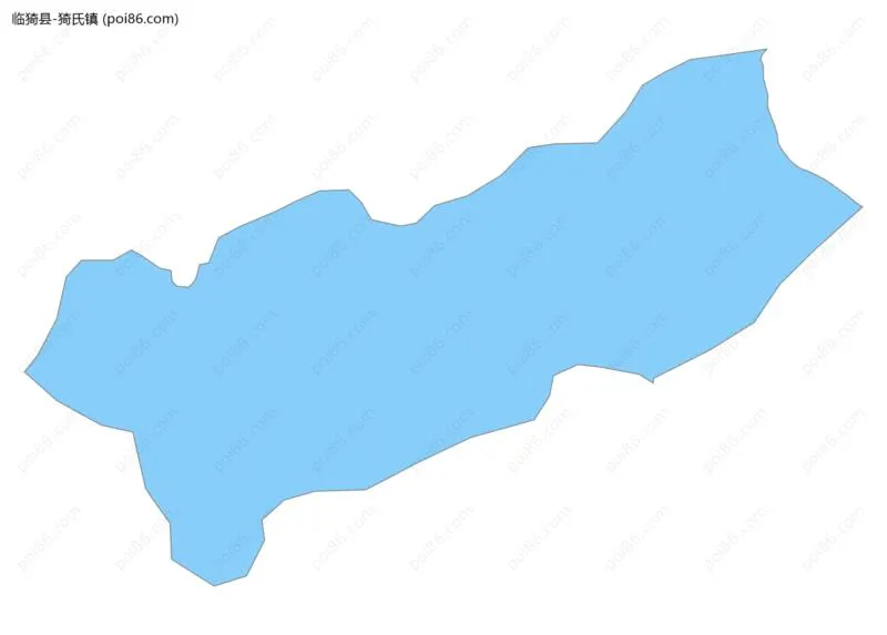 猗氏镇边界地图