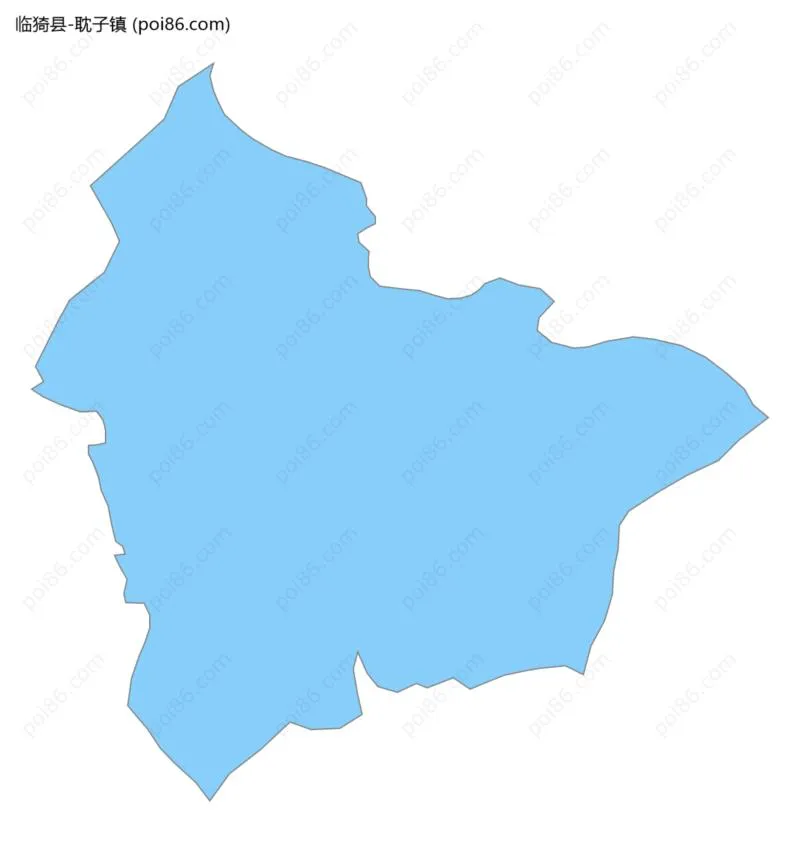 耽子镇边界地图