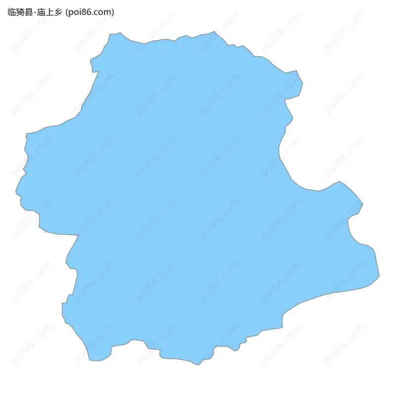 庙上乡边界地图