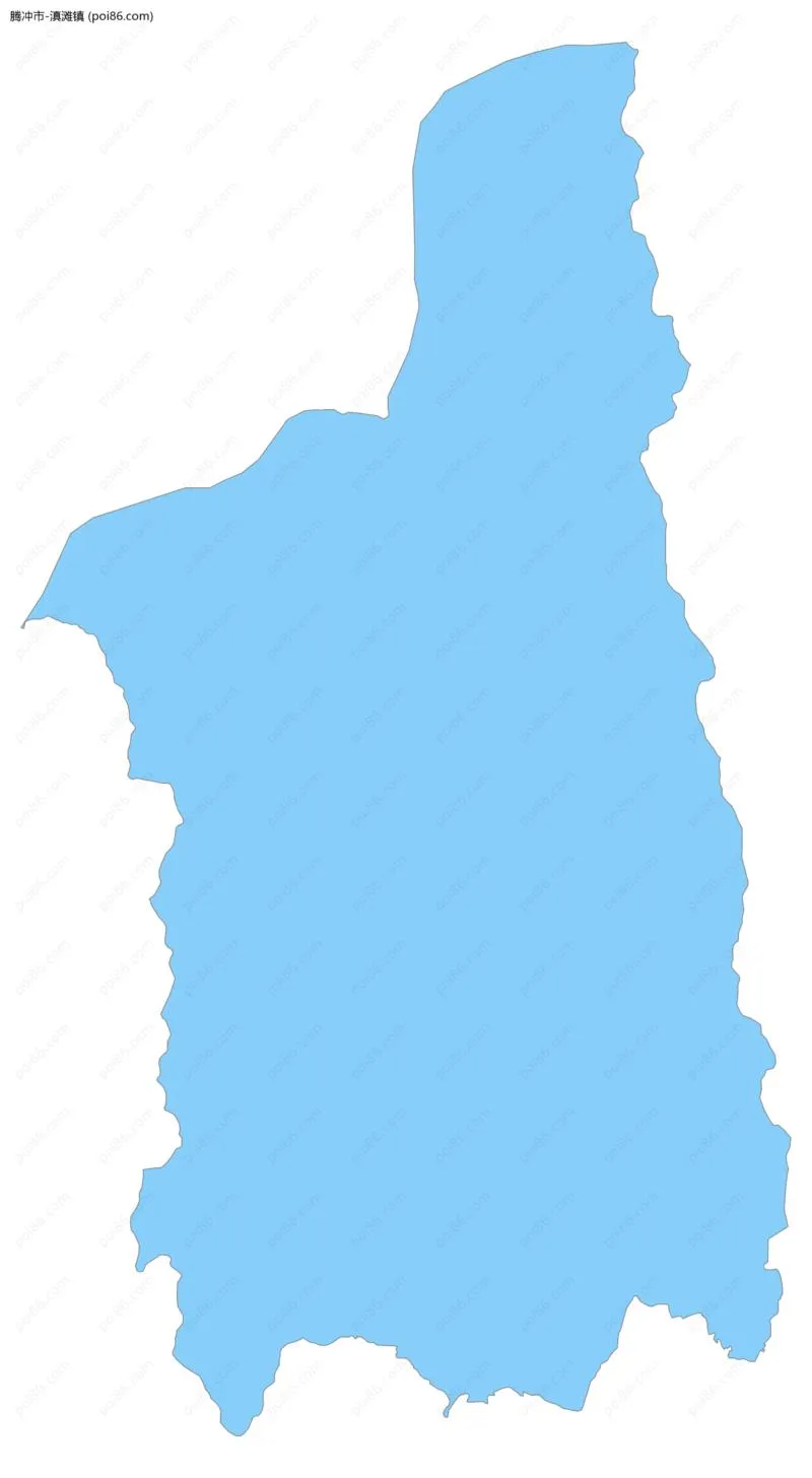 滇滩镇边界地图