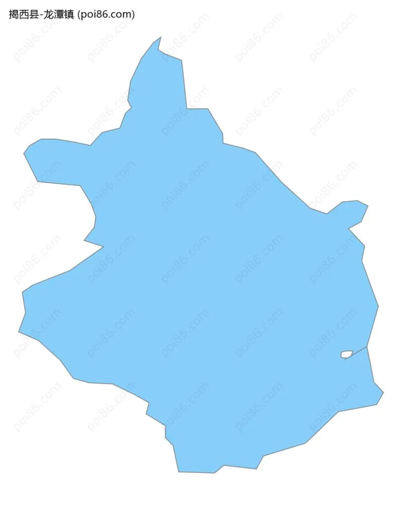 龙潭镇边界地图