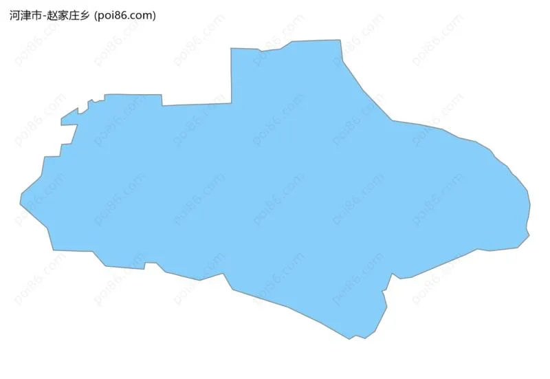 赵家庄乡边界地图