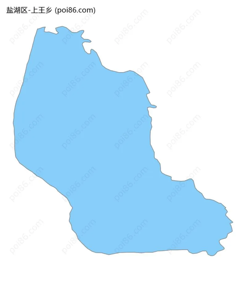 上王乡边界地图