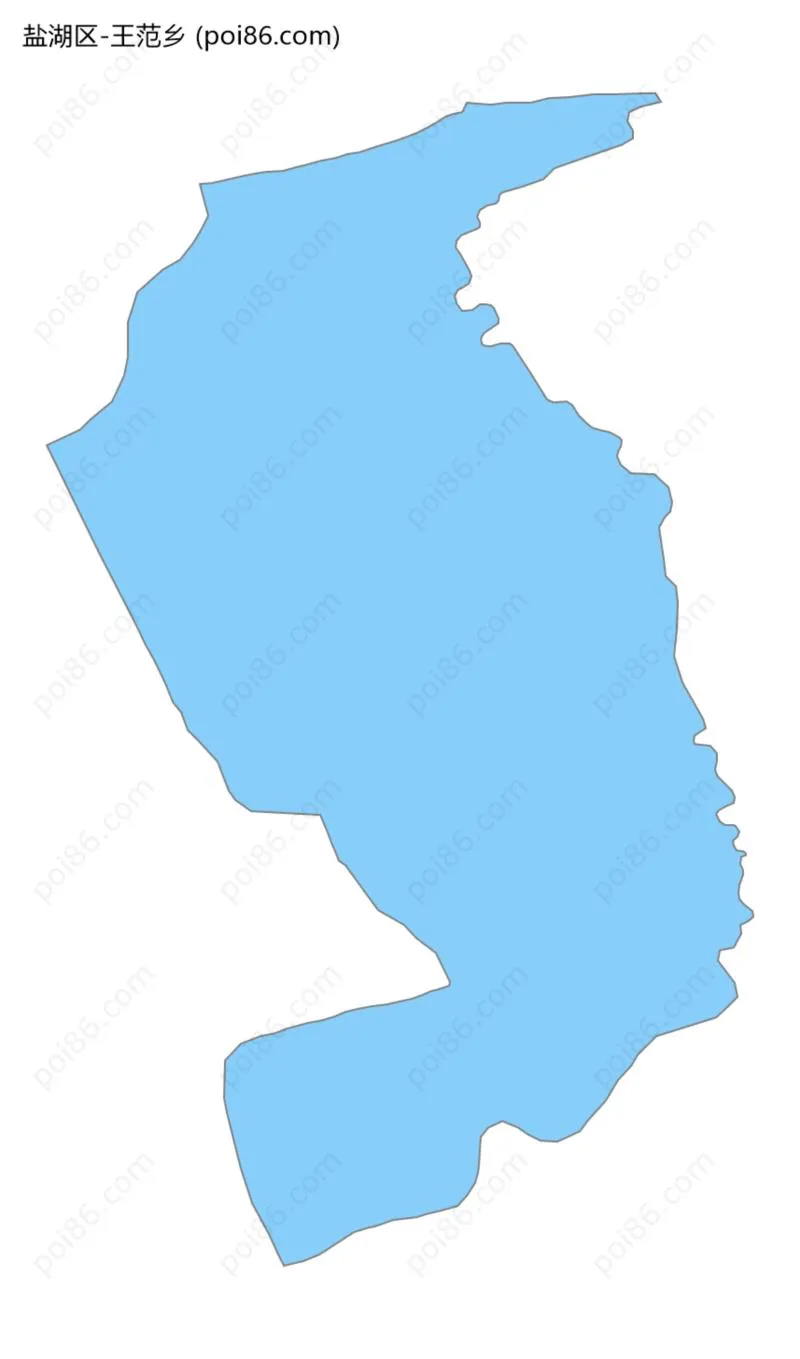 王范乡边界地图