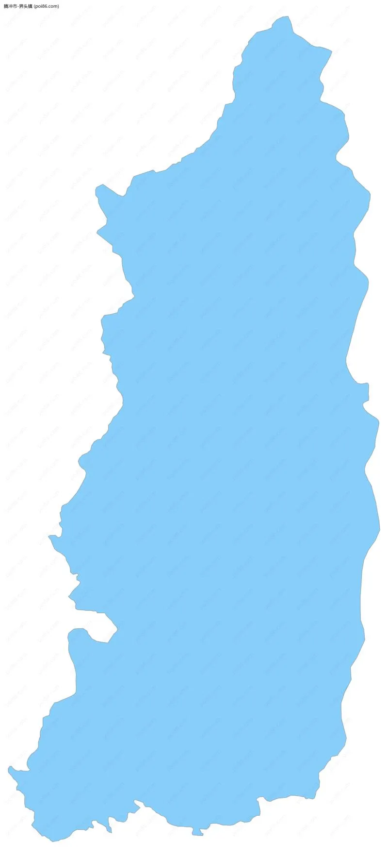 界头镇边界地图