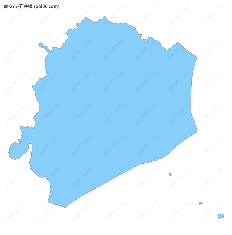 石井镇边界地图