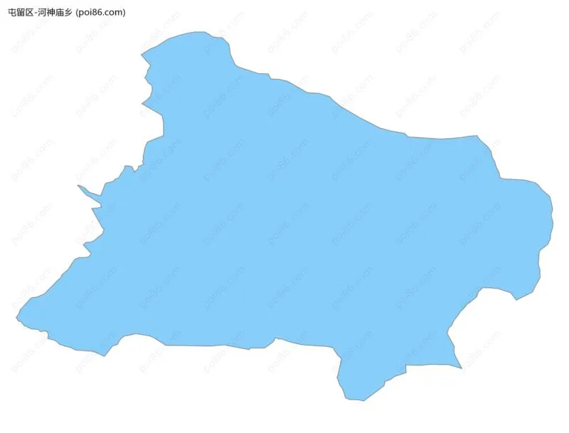 河神庙乡边界地图
