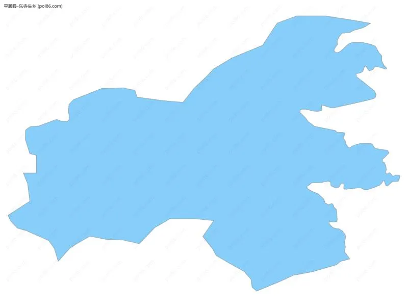 东寺头乡边界地图