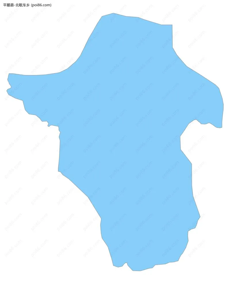 北耽车乡边界地图