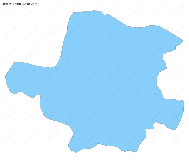 王村镇边界地图