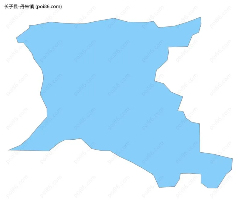 丹朱镇边界地图