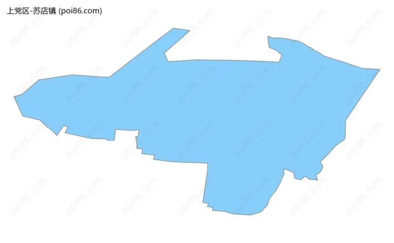 苏店镇边界地图