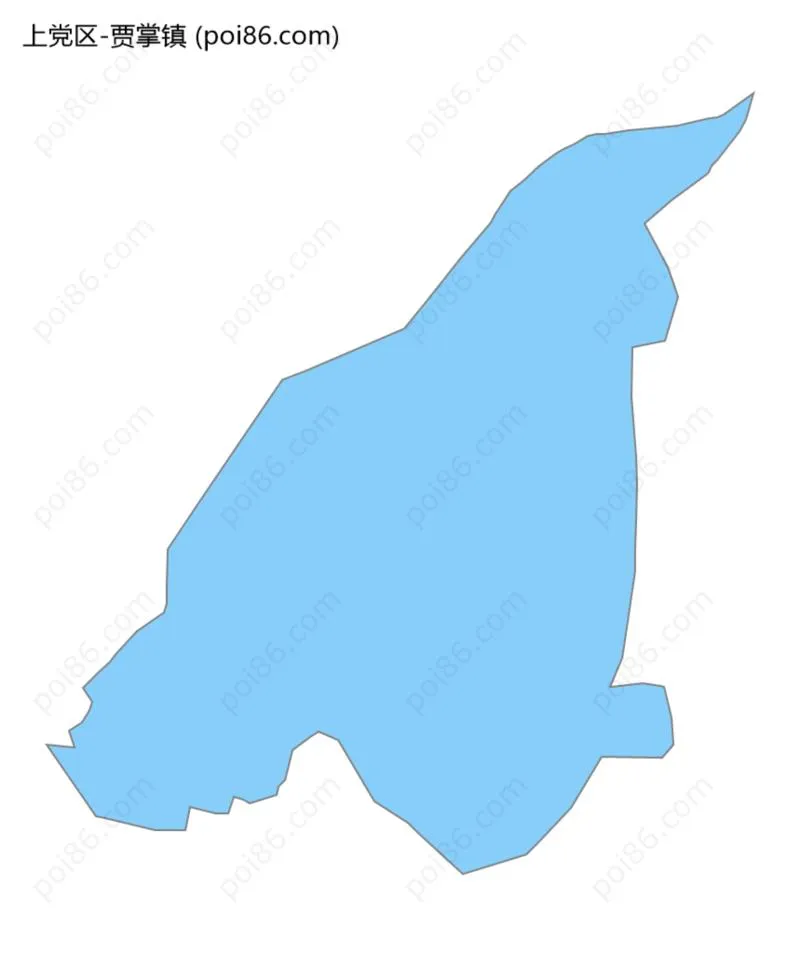 贾掌镇边界地图