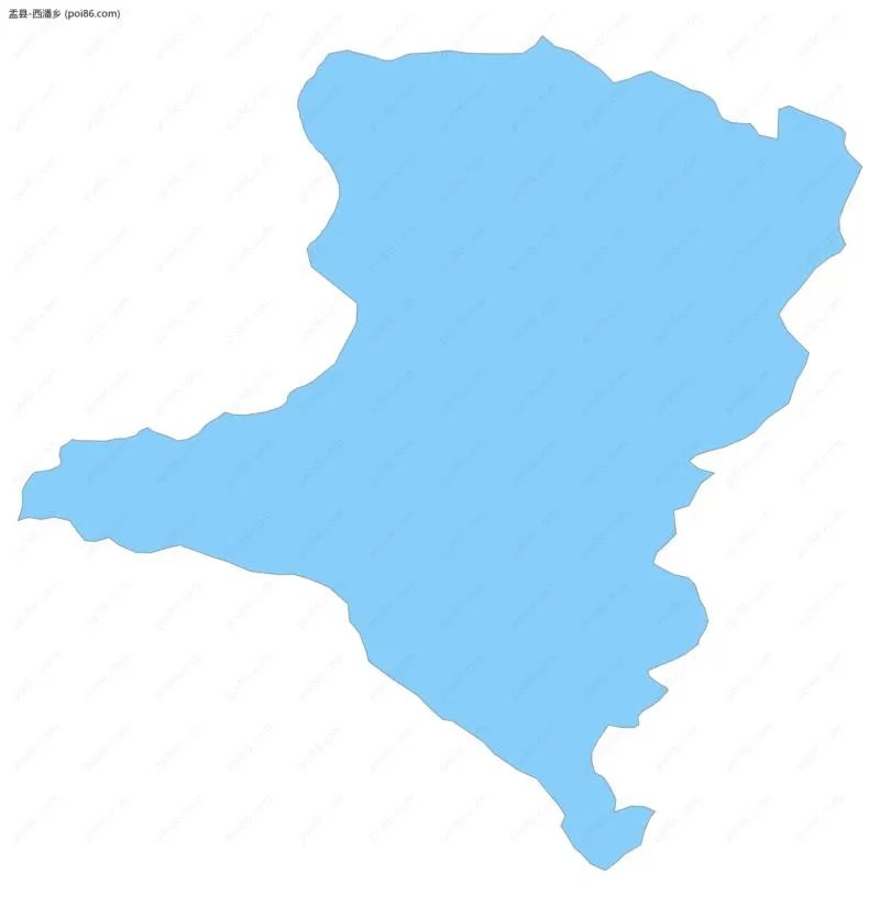 西潘乡边界地图