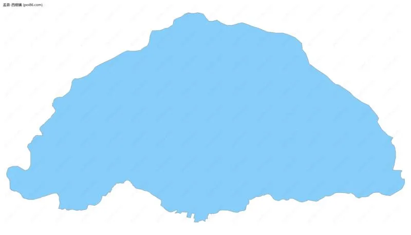 西烟镇边界地图