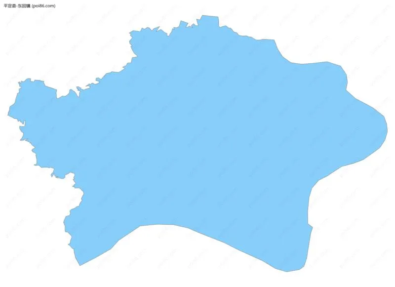 东回镇边界地图