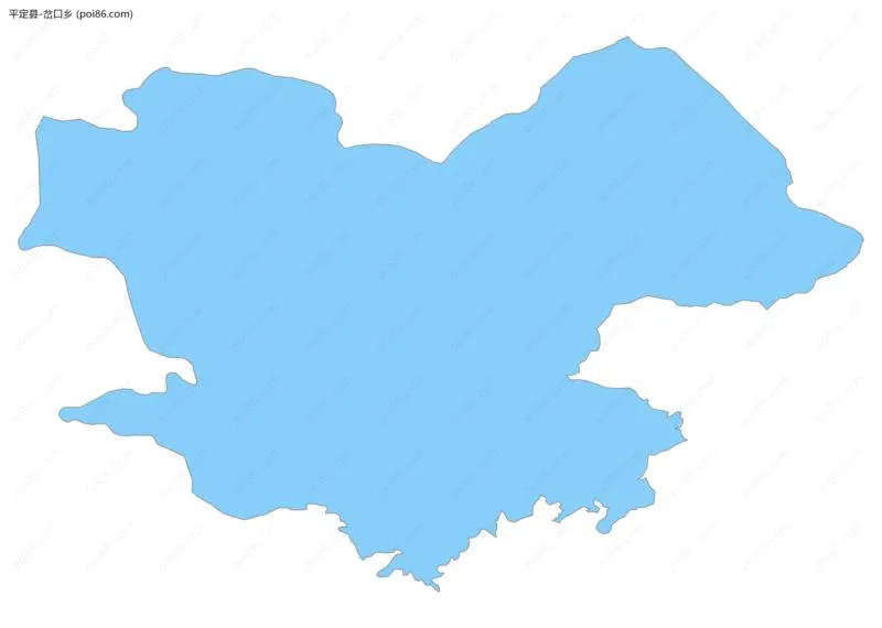 岔口乡边界地图