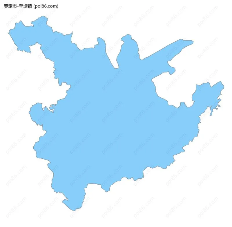 苹塘镇边界地图