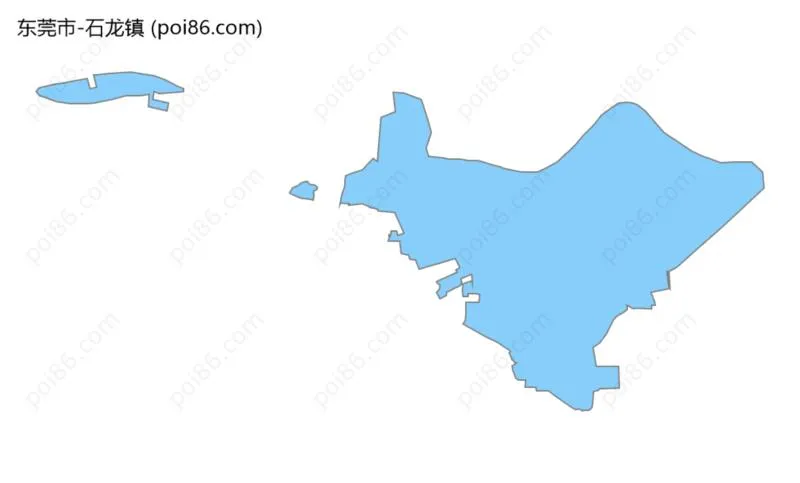 石龙镇边界地图
