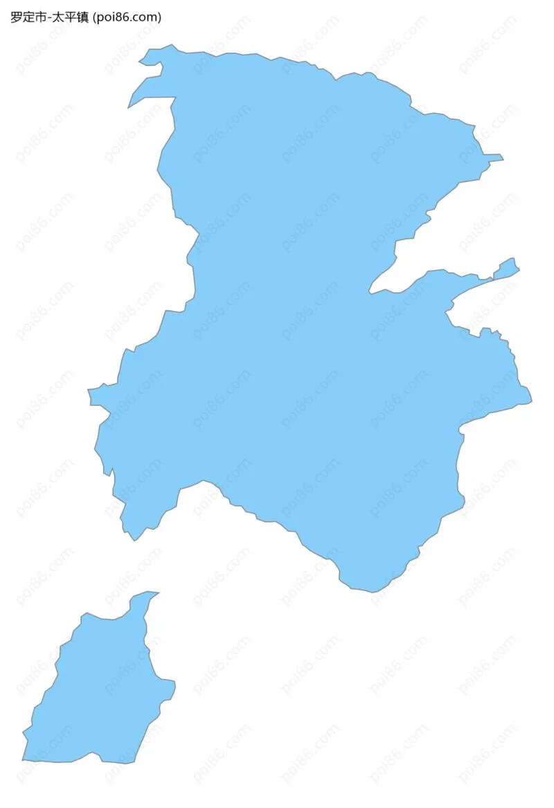 太平镇边界地图