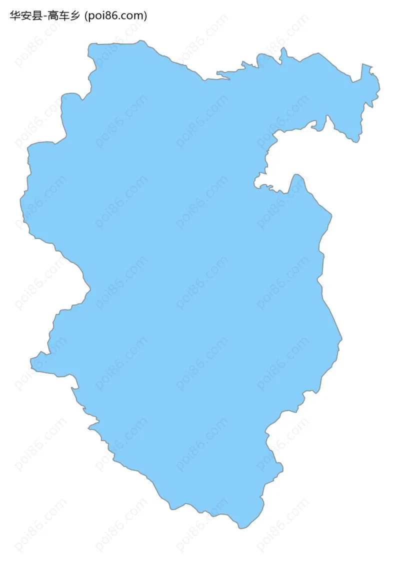 高车乡边界地图