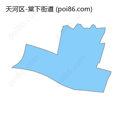 棠下街道边界地图