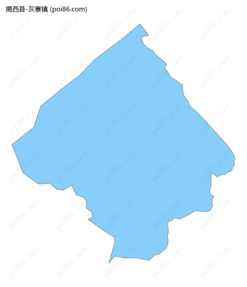 灰寨镇边界地图