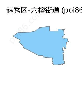 六榕街道边界地图