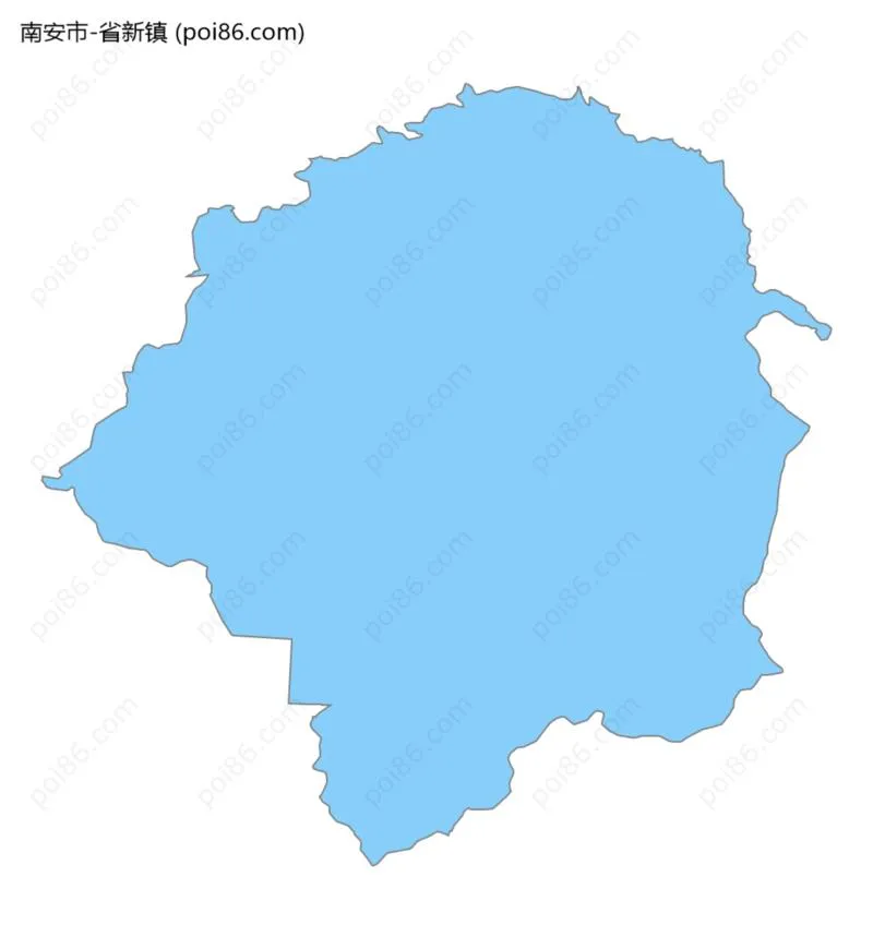 省新镇边界地图