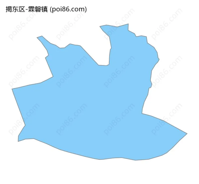 霖磐镇边界地图