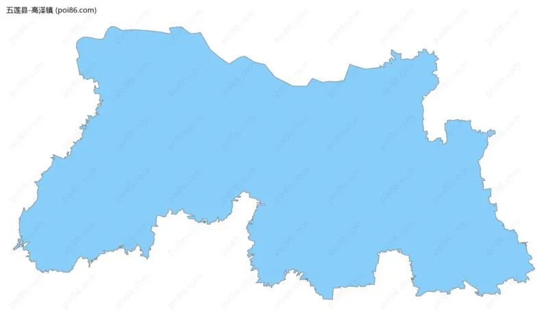 高泽镇边界地图