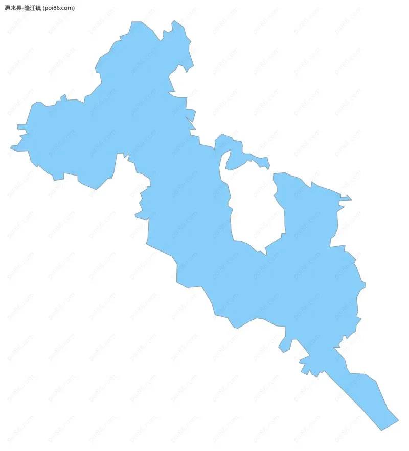 隆江镇边界地图