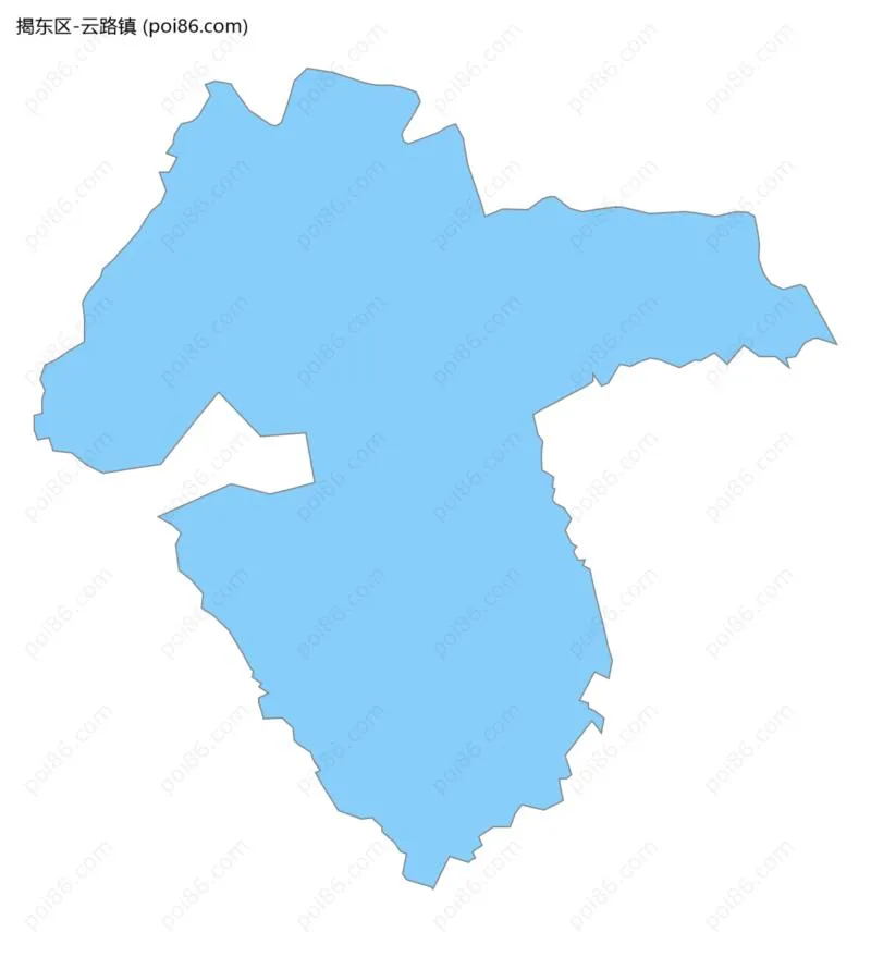 云路镇边界地图