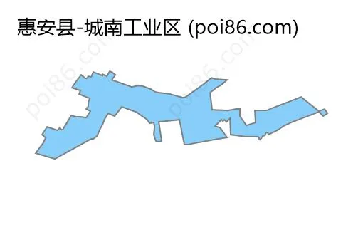 城南工业区边界地图