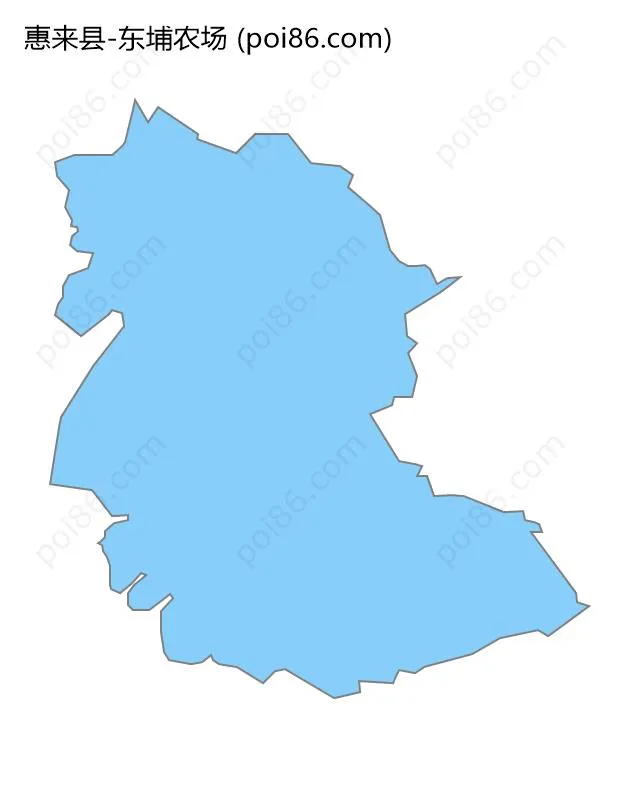 东埔农场边界地图